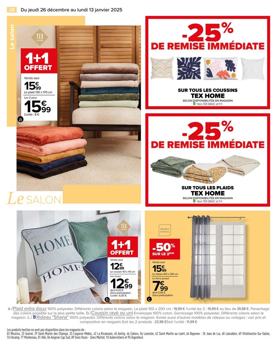 عروض كارفور فرنسا من 26 ديسمبر حتى 13 يناير 2025 عروض الأبيض - كارفور - فرنسا - 26 ديسمبر 2024 – 13 يناير 2025 - صفحة 30
