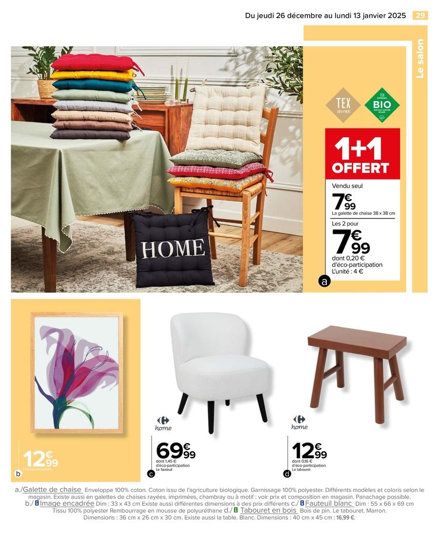 عروض كارفور فرنسا من 26 ديسمبر حتى 13 يناير 2025 عروض الأبيض - كارفور - فرنسا - 26 ديسمبر 2024 – 13 يناير 2025 - صفحة 31