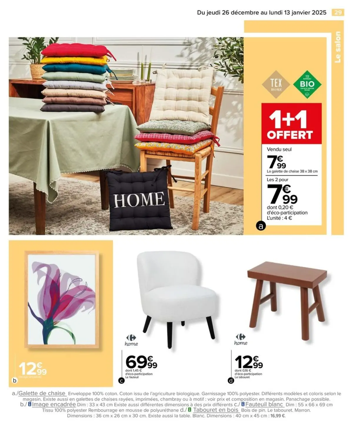 Offres Carrefour France de 26 décembre à 13 janvier 2025 Offres LE BLANCE - Page 31