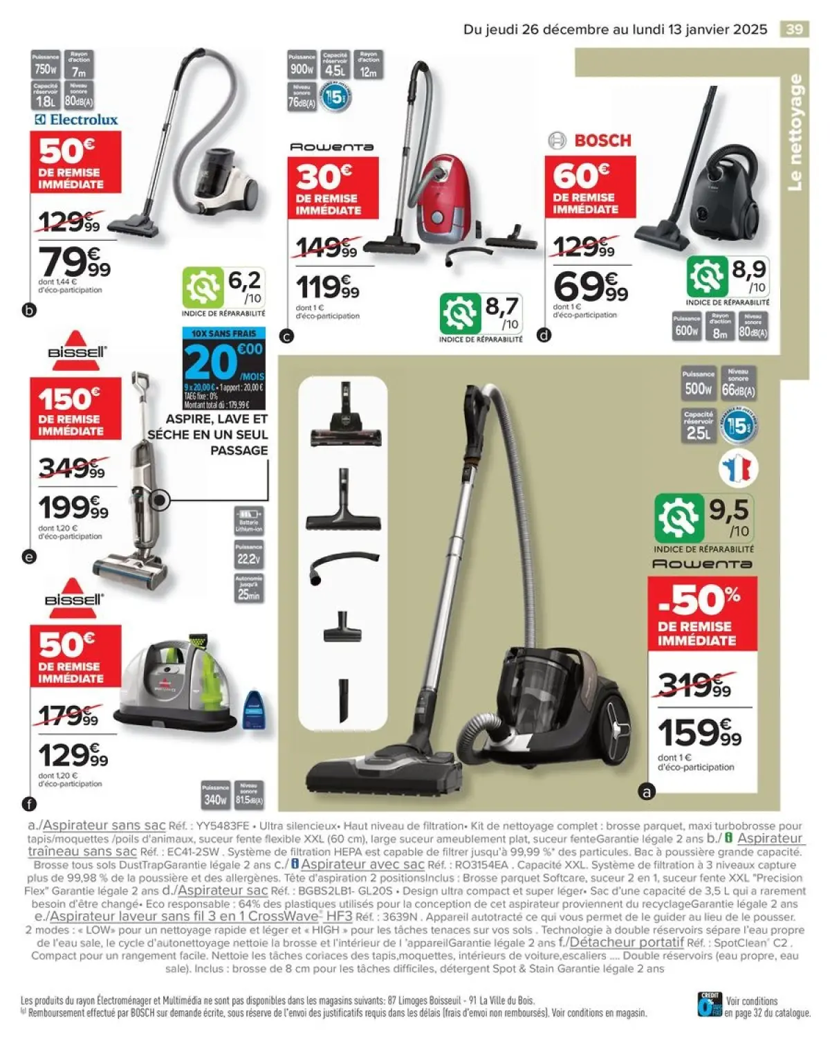 Offres Carrefour France de 26 décembre à 13 janvier 2025 Offres LE BLANCE - Page 41