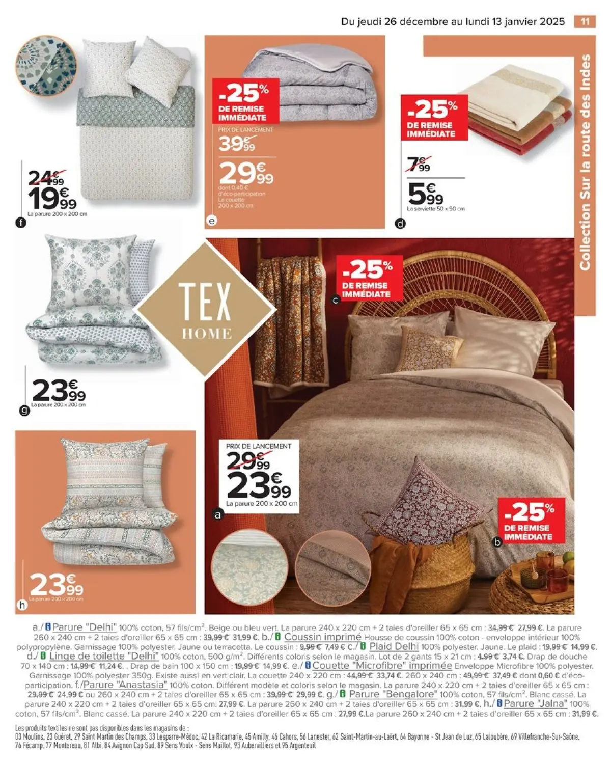 Offres Carrefour France de 26 décembre à 13 janvier 2025 Offres LE BLANCE - Page 13