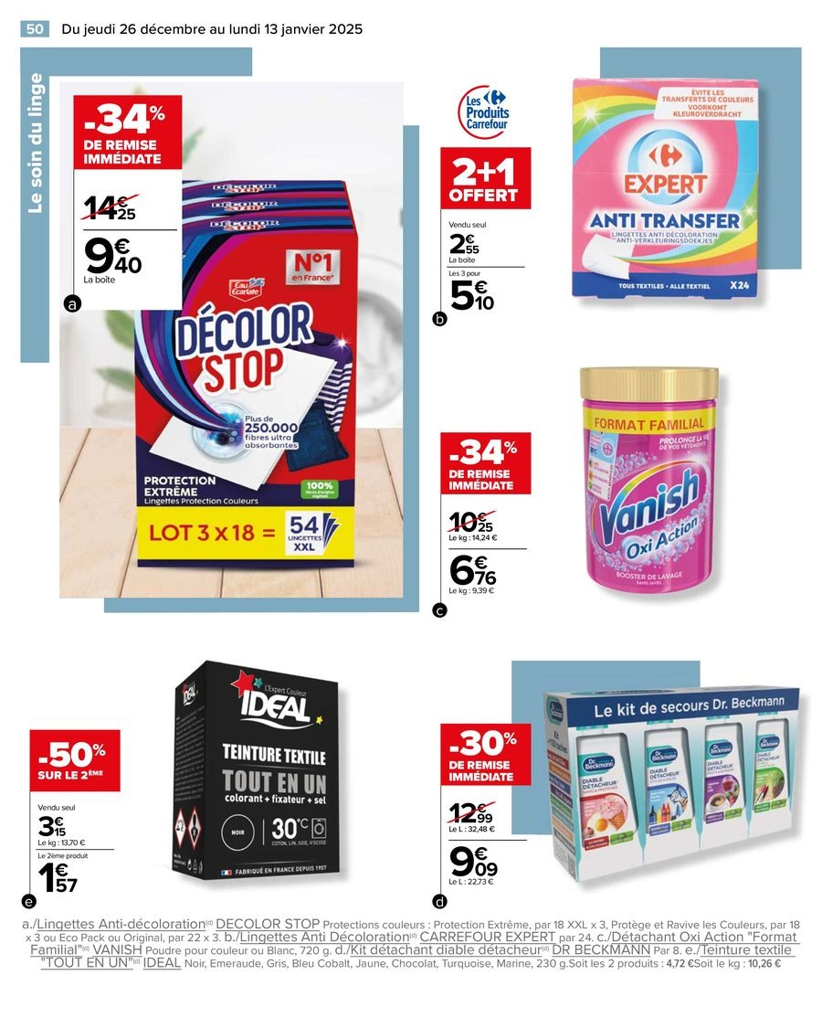عروض كارفور فرنسا من 26 ديسمبر حتى 13 يناير 2025 عروض الأبيض - كارفور - فرنسا - 26 ديسمبر 2024 – 13 يناير 2025 - صفحة 52