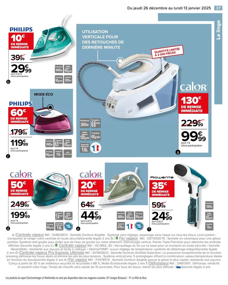 عروض كارفور فرنسا من 26 ديسمبر حتى 13 يناير 2025 عروض الأبيض - كارفور - فرنسا - 26 ديسمبر 2024 – 13 يناير 2025 - صفحة 39
