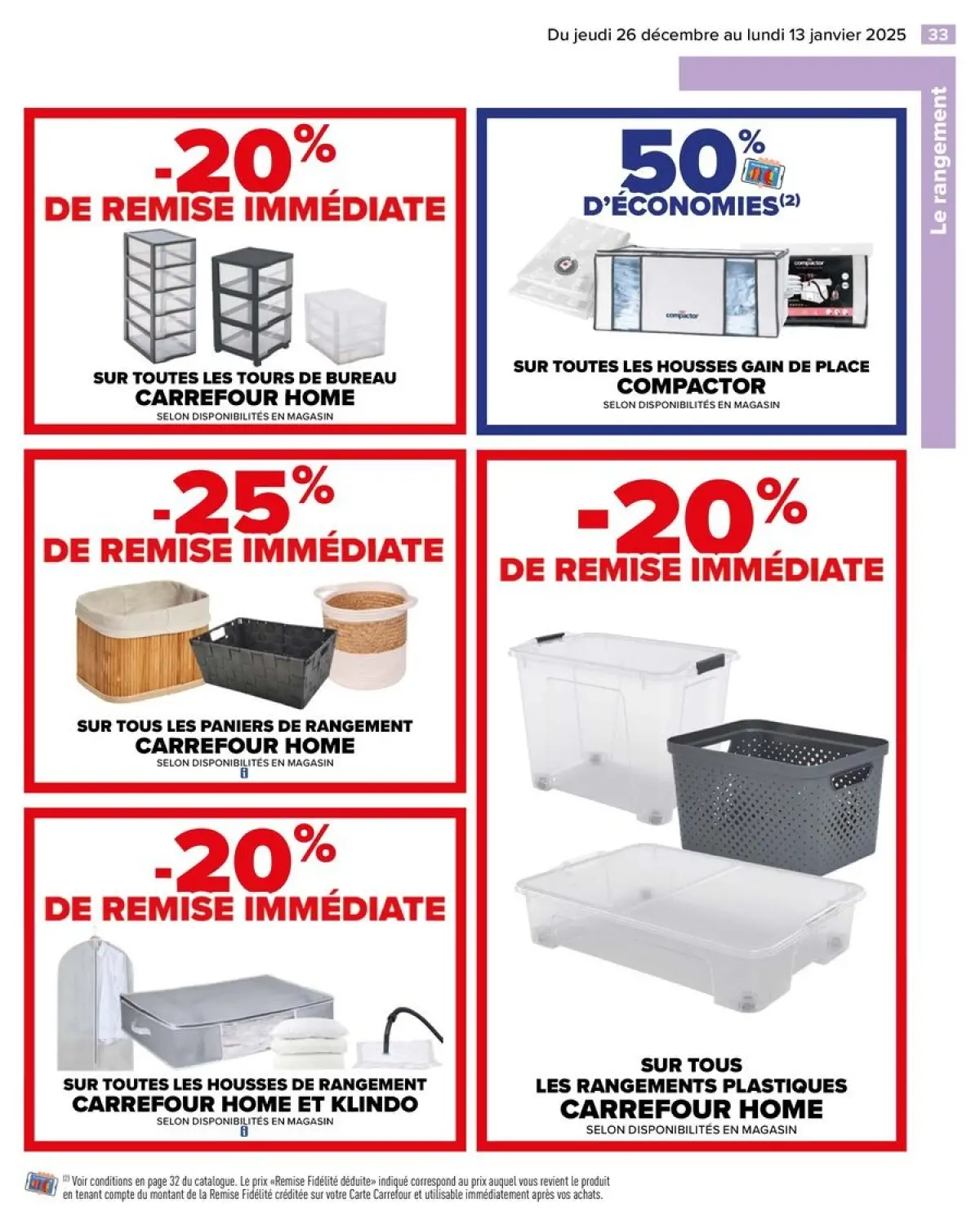 Offres Carrefour France de 26 décembre à 13 janvier 2025 Offres LE BLANCE - Page 35