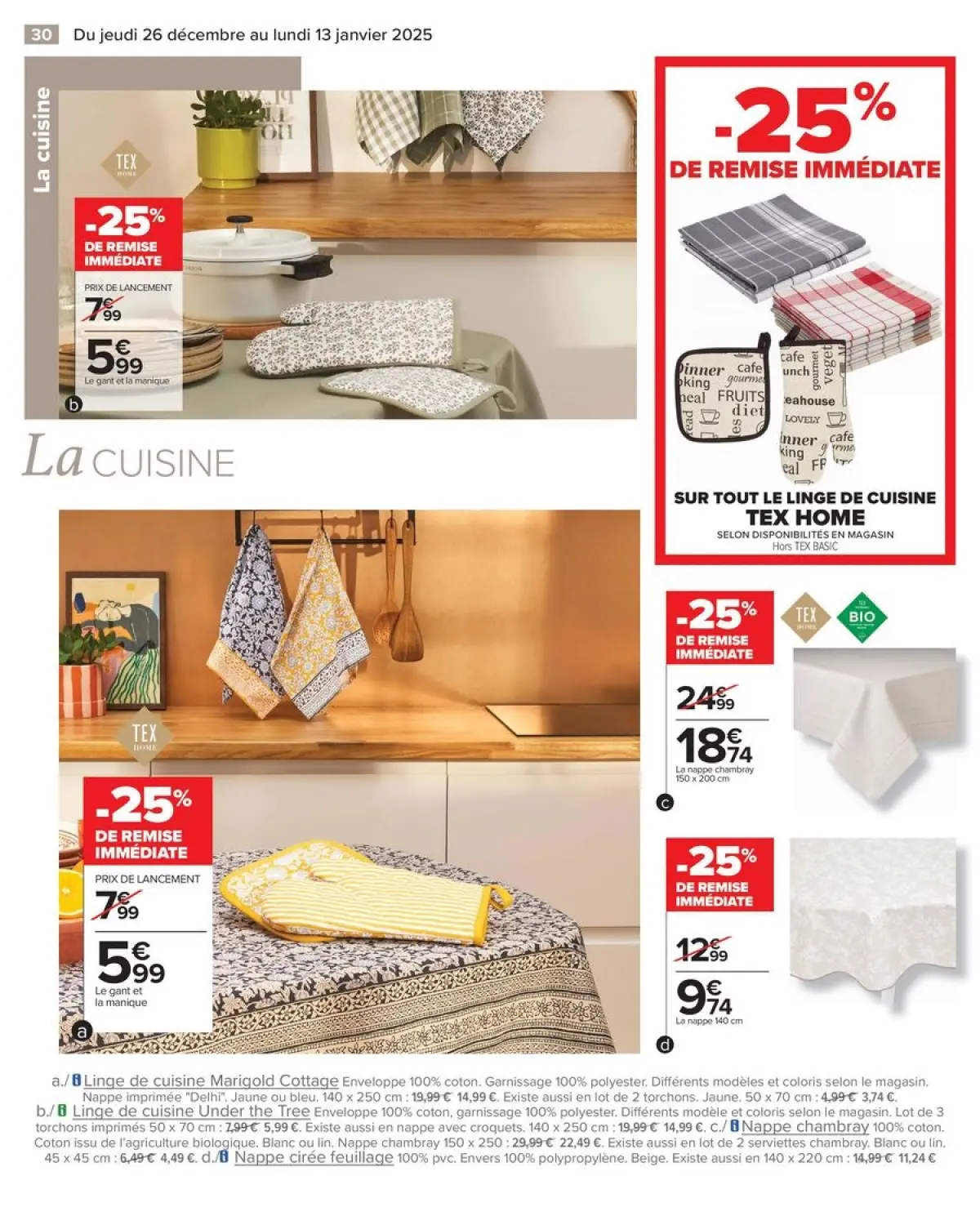 Offres Carrefour France de 26 décembre à 13 janvier 2025 Offres LE BLANCE - Page 32