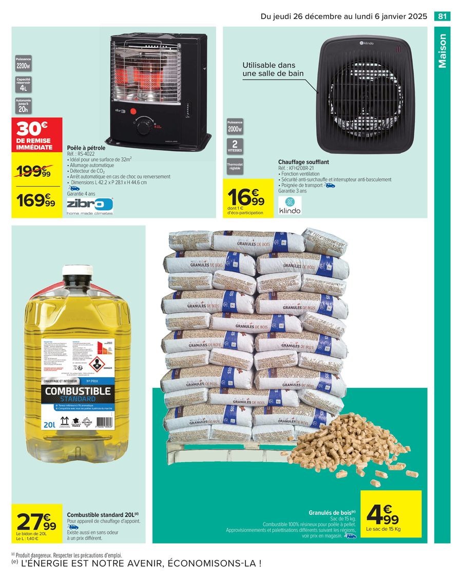 عروض كارفور فرنسا من 26 ديسمبر حتى 6 يناير 2025 تخفيضات 50 بالمائة للمنتج الثاني - كارفور - فرنسا - 26 ديسمبر 2024 – 6 يناير 2025 - صفحة 87