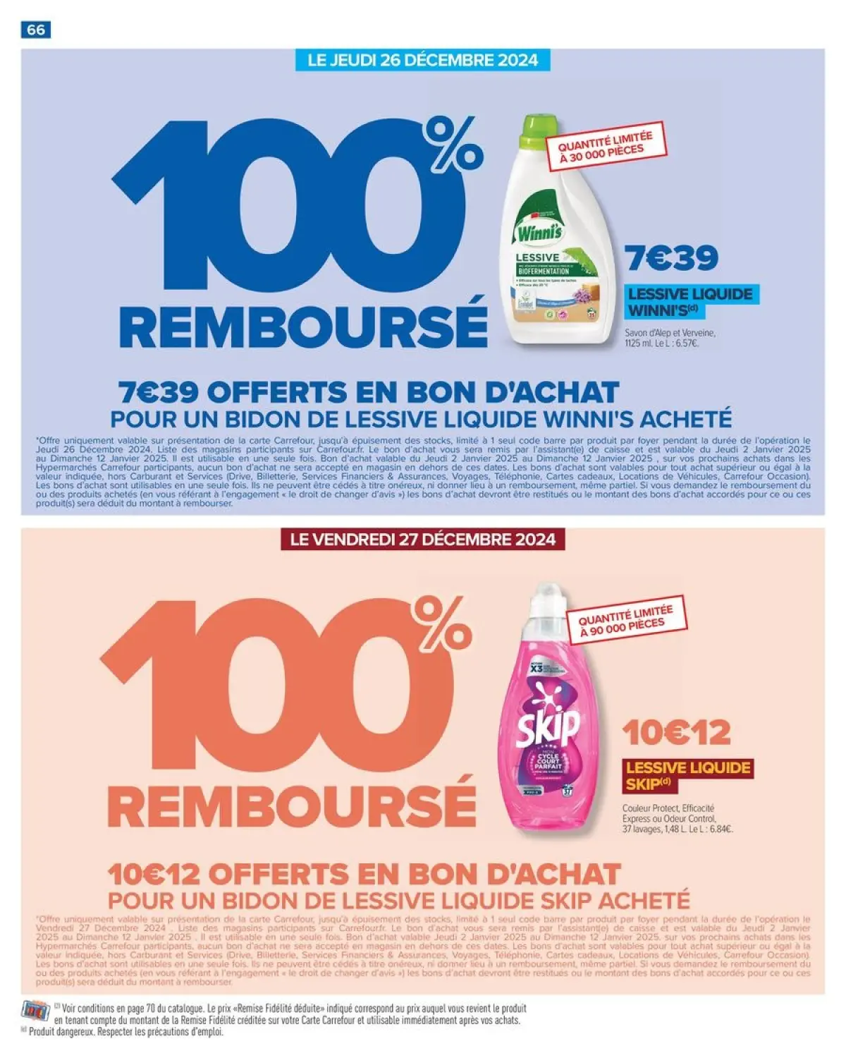 Offres Carrefour France de 26 décembre à 6 janvier 2025 - 50% SUR LE 2ÈME PRODUIT - Page 72
