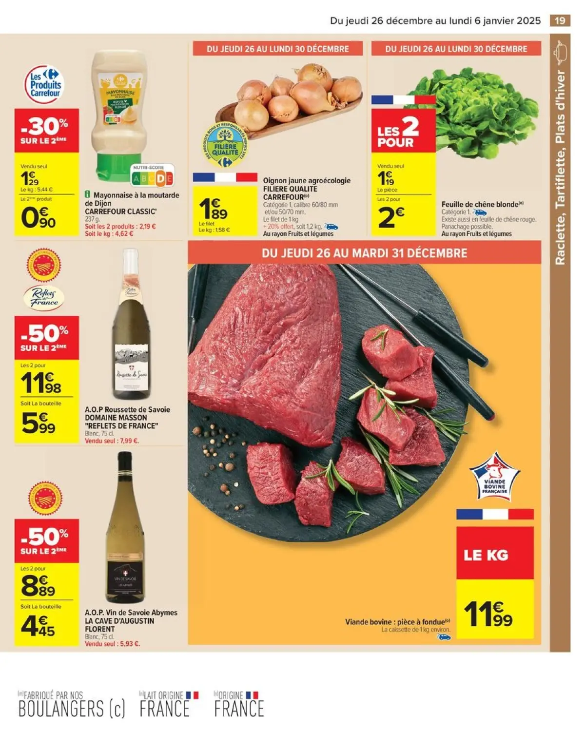 Offres Carrefour France de 26 décembre à 6 janvier 2025 - 50% SUR LE 2ÈME PRODUIT - Page 25