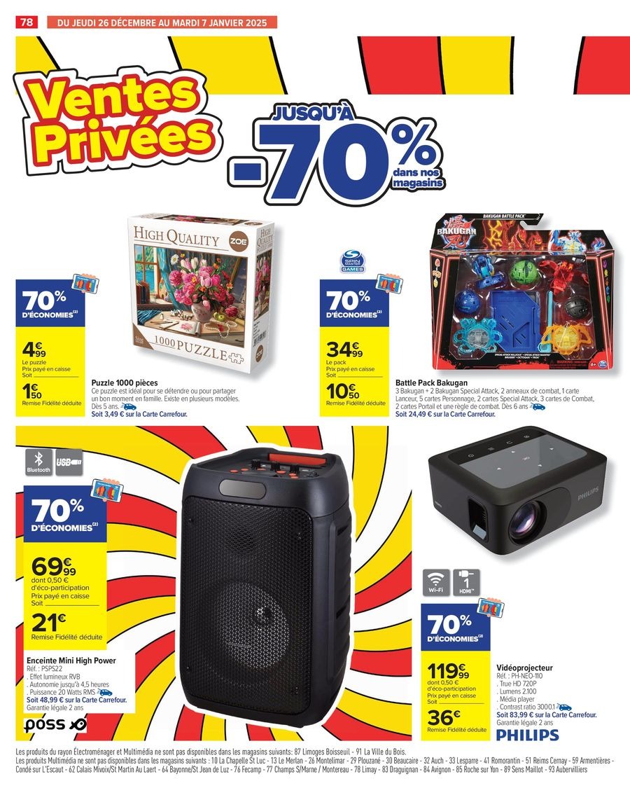عروض كارفور فرنسا من 26 ديسمبر حتى 6 يناير 2025 تخفيضات 50 بالمائة للمنتج الثاني - كارفور - فرنسا - 26 ديسمبر 2024 – 6 يناير 2025 - صفحة 84