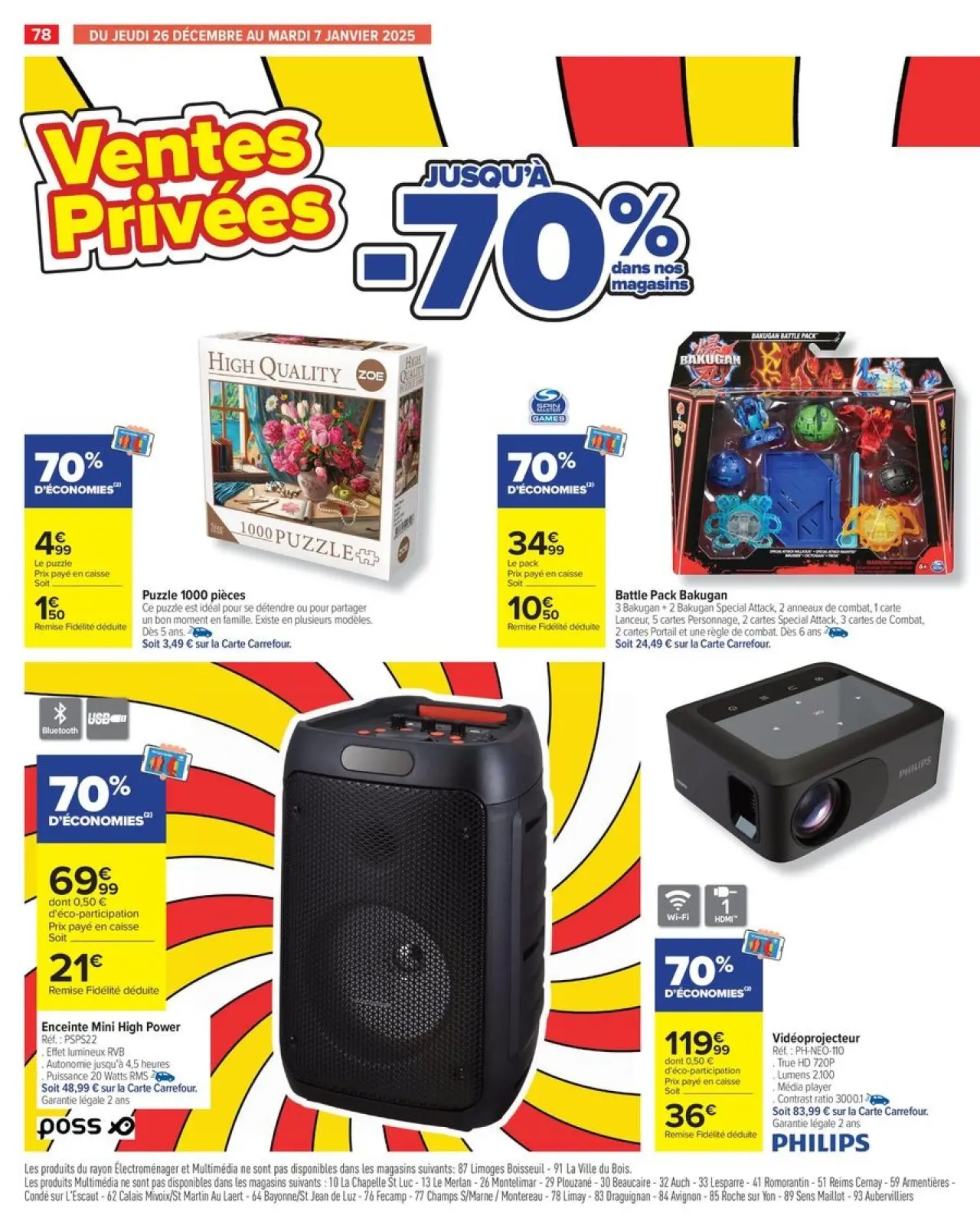 Página 84 en - 50% EN EL 2º PRODUCTO en Carrefour Francia