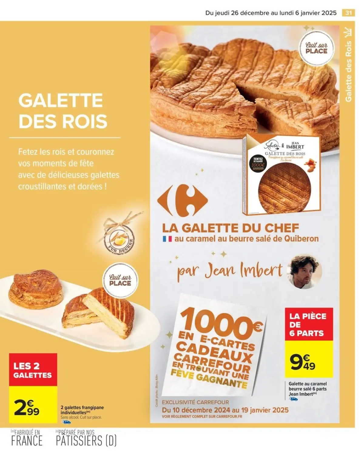 Offres Carrefour France de 26 décembre à 6 janvier 2025 - 50% SUR LE 2ÈME PRODUIT - Page 37