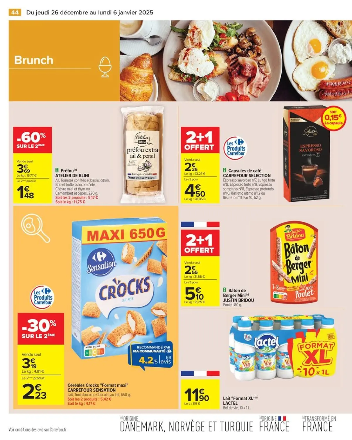 Offres Carrefour France de 26 décembre à 6 janvier 2025 - 50% SUR LE 2ÈME PRODUIT - Page 50