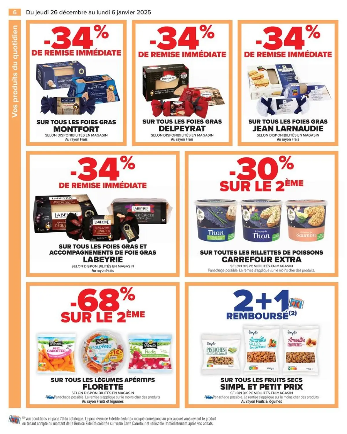 Offres Carrefour France de 26 décembre à 6 janvier 2025 - 50% SUR LE 2ÈME PRODUIT - Page 12