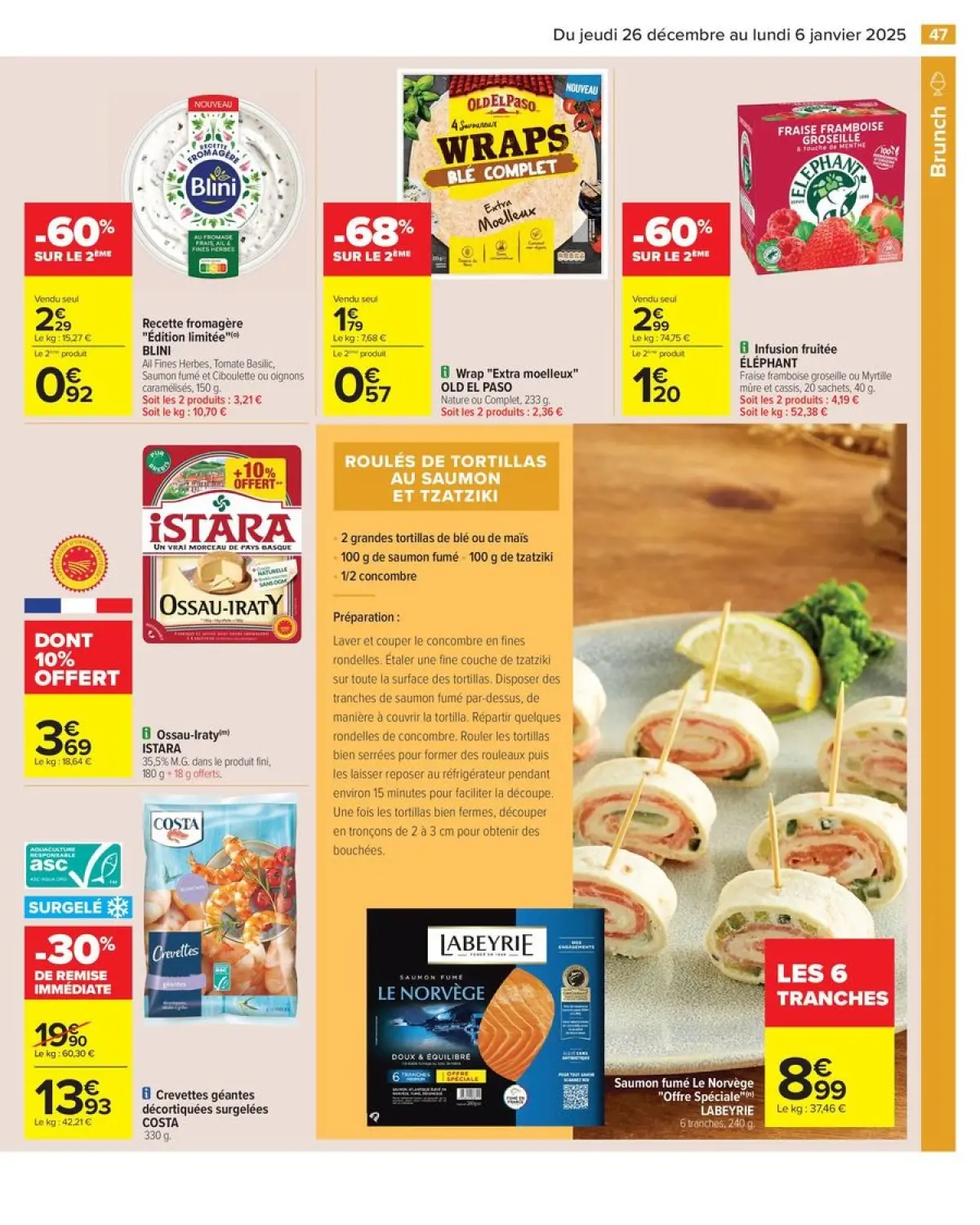Offres Carrefour France de 26 décembre à 6 janvier 2025 - 50% SUR LE 2ÈME PRODUIT - Page 53