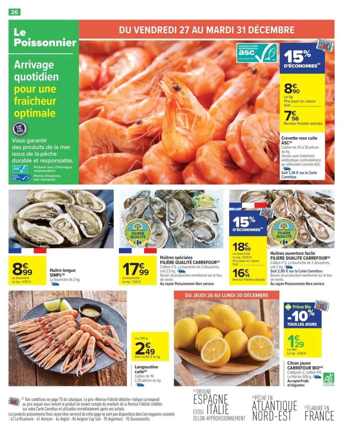 Offres Carrefour France de 26 décembre à 6 janvier 2025 - 50% SUR LE 2ÈME PRODUIT - Page 32