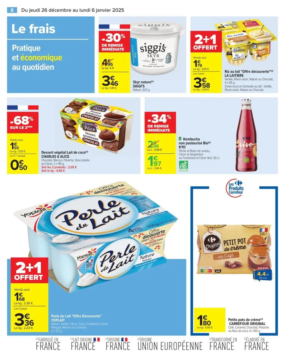 Offres Carrefour France de 26 décembre à 6 janvier 2025 - 50% SUR LE 2ÈME PRODUIT - Page 14