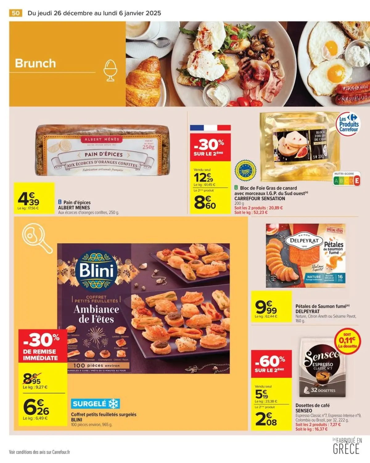 Offres Carrefour France de 26 décembre à 6 janvier 2025 - 50% SUR LE 2ÈME PRODUIT - Page 56