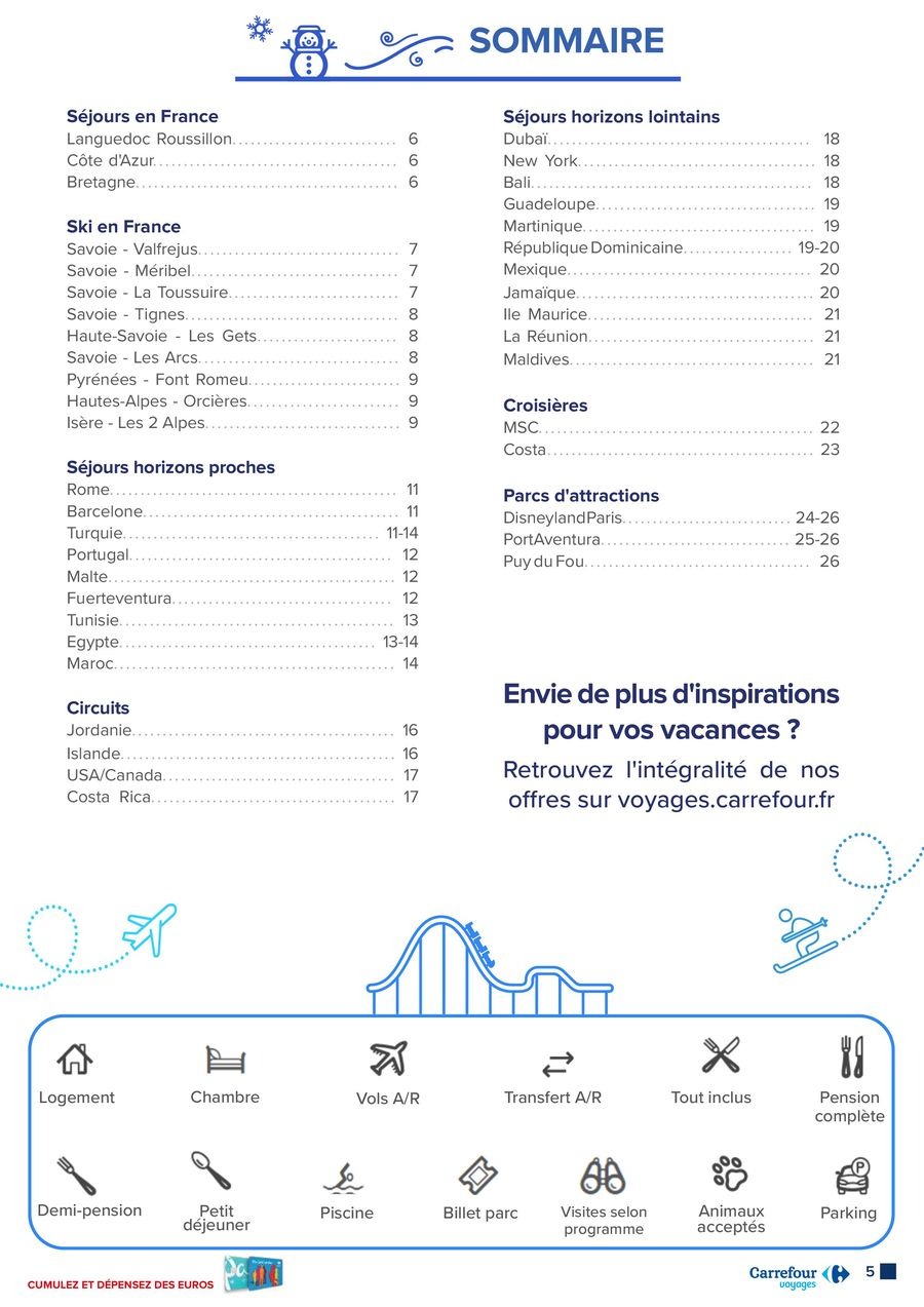 Offres Carrefour France de 16 décembre à 28 février 2025 Offres de voyage