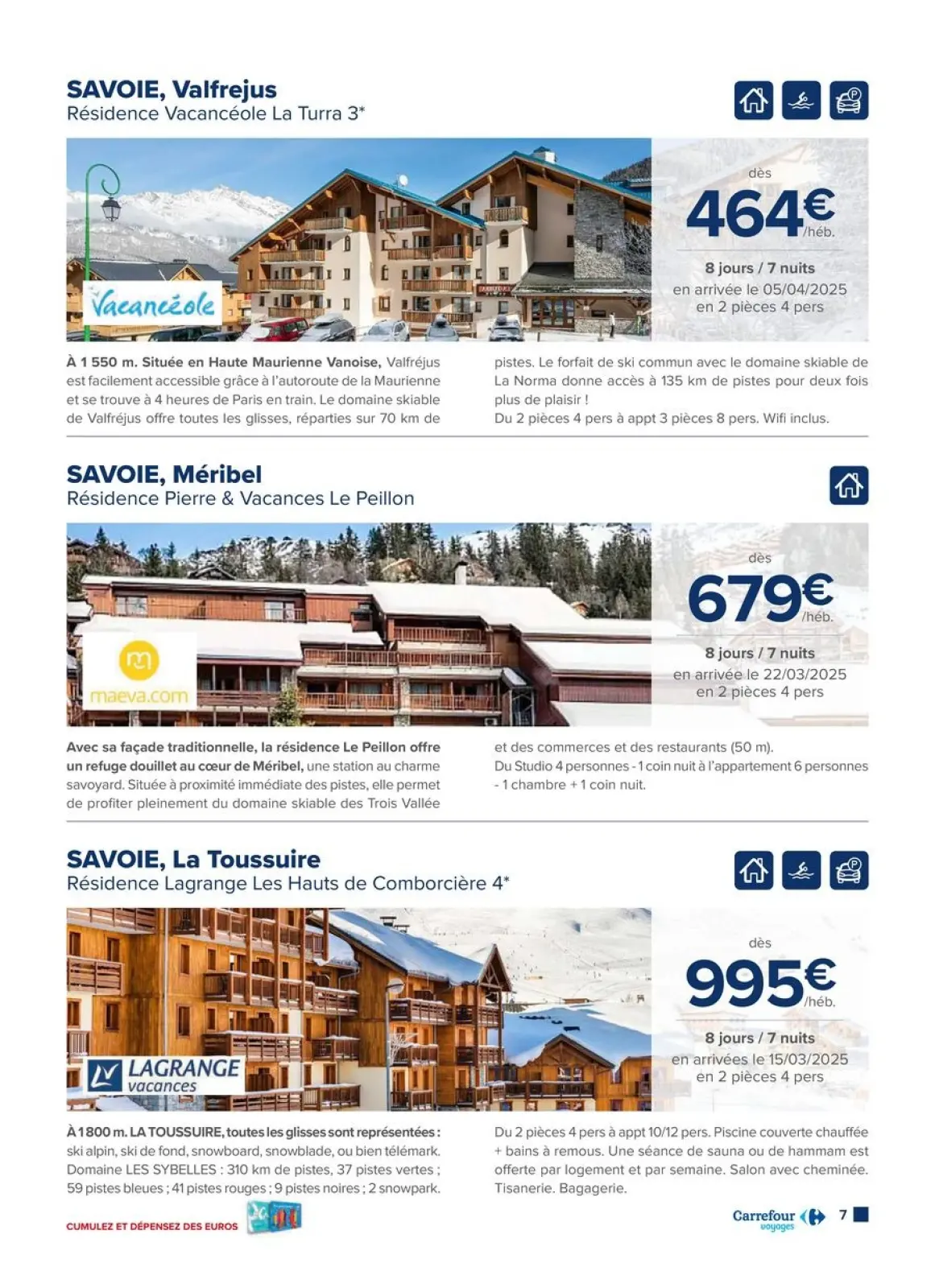 Página 7 en Ofertas de viajes en Carrefour Francia