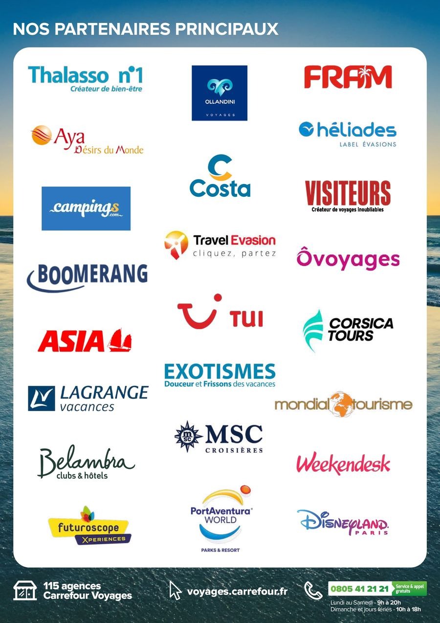 Offres Carrefour France de 16 décembre à 28 février 2025 Offres de voyage