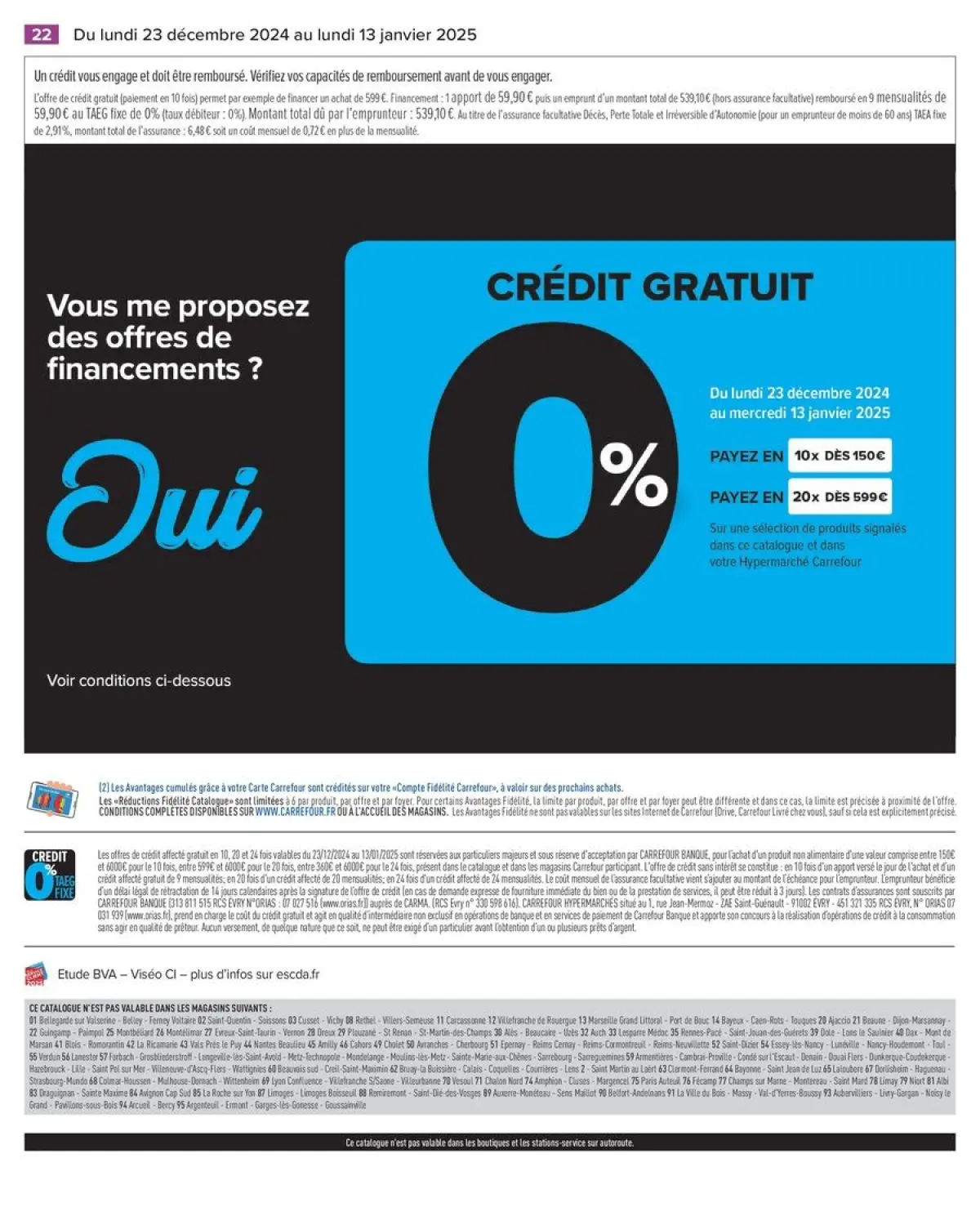 Offres Carrefour France de 23 décembre à 13 janvier 2025 DÉMARREZ L'ANNÉE AVEC DES OFFRES DERNIER CRI - Page 26
