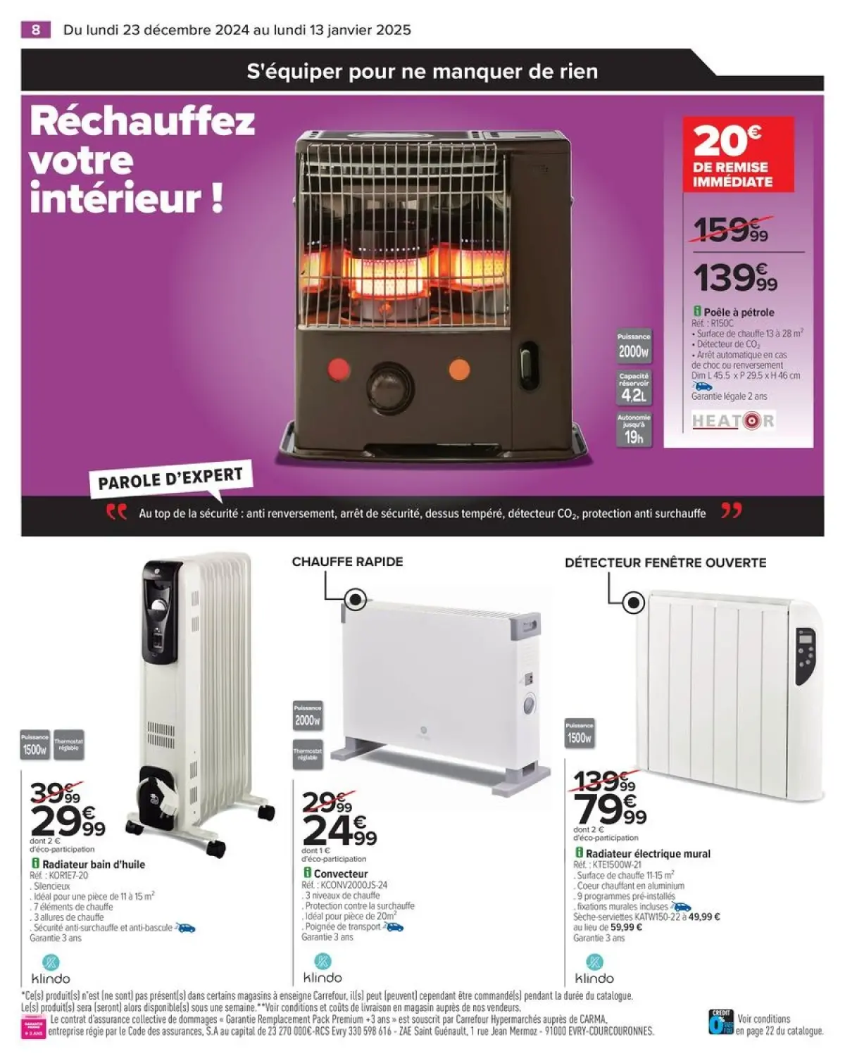 Offres Carrefour France de 23 décembre à 13 janvier 2025 DÉMARREZ L'ANNÉE AVEC DES OFFRES DERNIER CRI - Page 12
