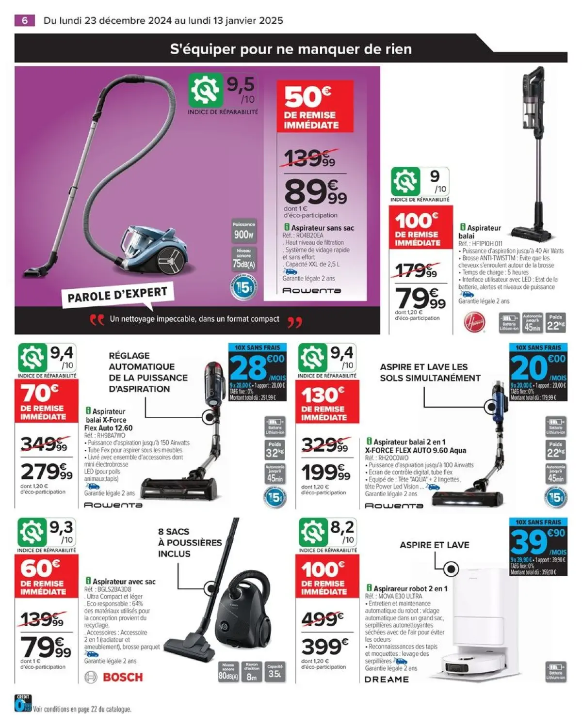 Offres Carrefour France de 23 décembre à 13 janvier 2025 DÉMARREZ L'ANNÉE AVEC DES OFFRES DERNIER CRI - Page 10
