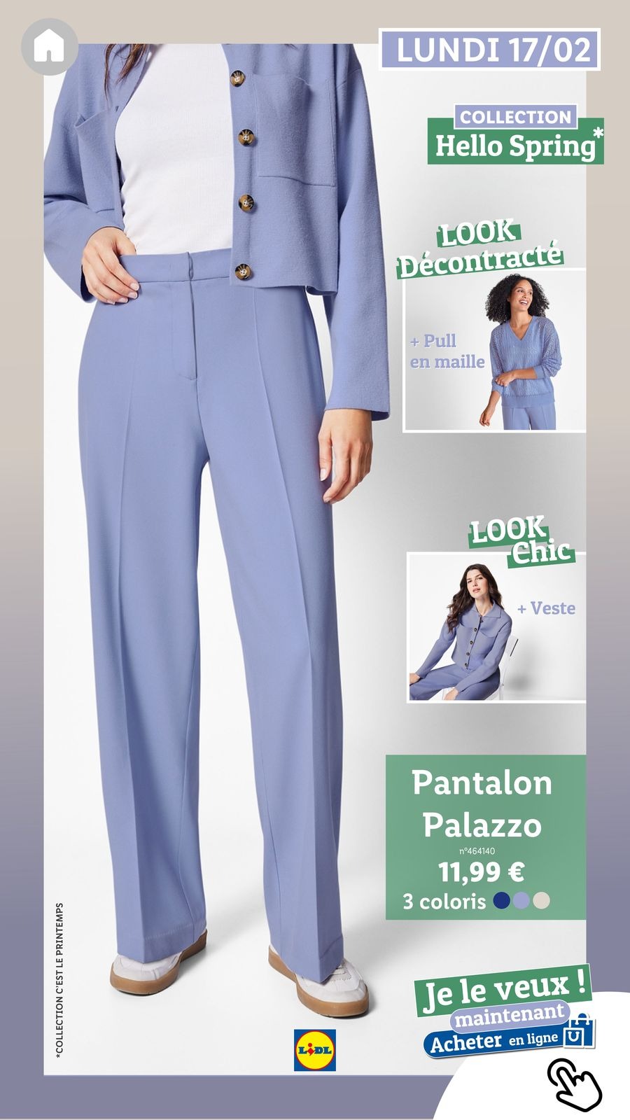 Offres Lidl France de 19 novembre à 23 février 2025 Offres Lookbook