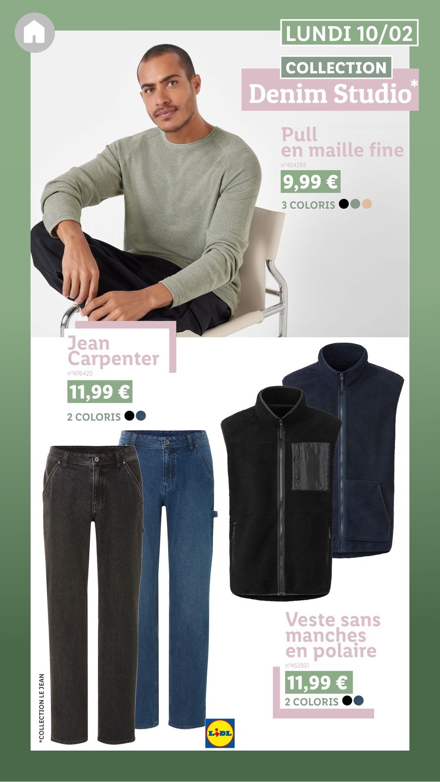 Offres Lidl France de 19 novembre à 23 février 2025 Offres Lookbook