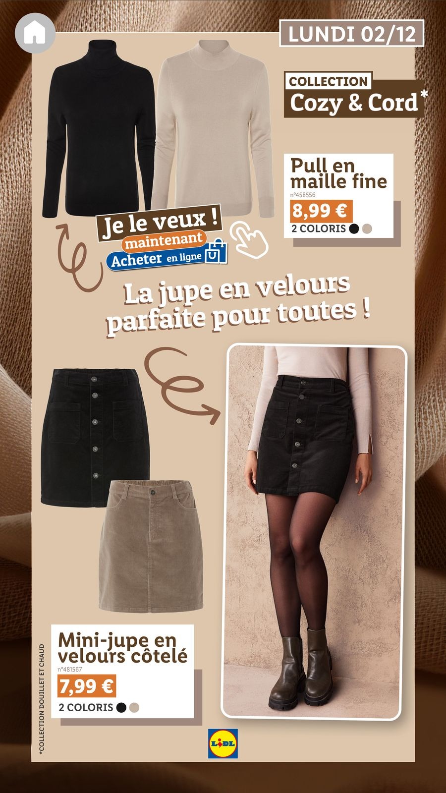 Offres Lidl France de 19 novembre à 23 février 2025 Offres Lookbook