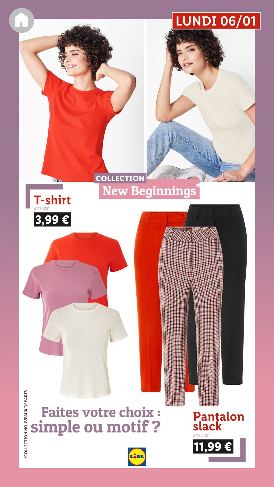 Offres Lidl France de 19 novembre à 23 février 2025 Offres Lookbook