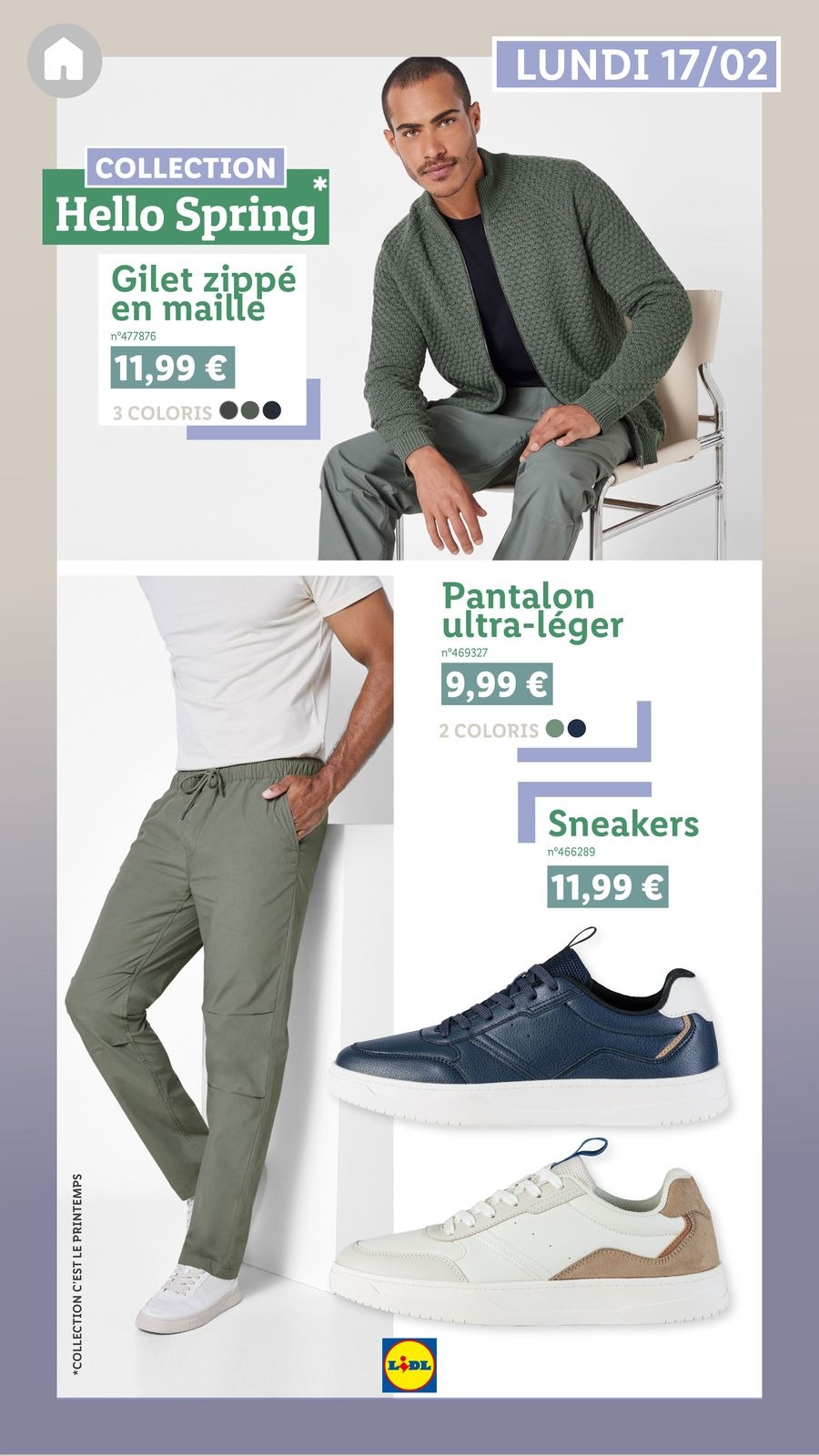 Offres Lidl France de 19 novembre à 23 février 2025 Offres Lookbook