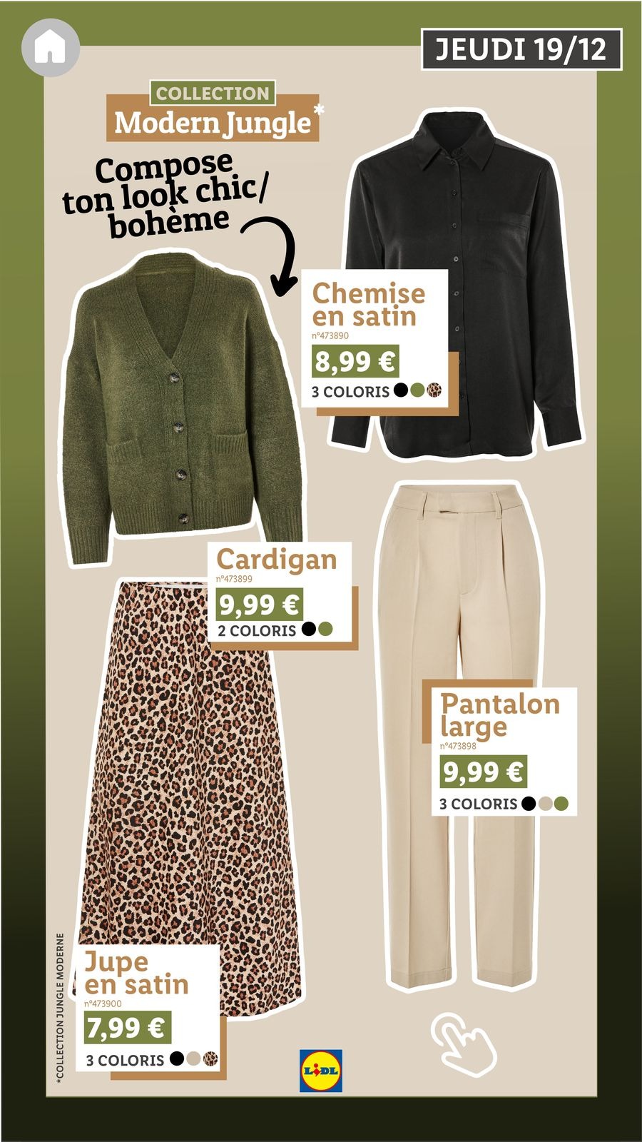 Offres Lidl France de 19 novembre à 23 février 2025 Offres Lookbook