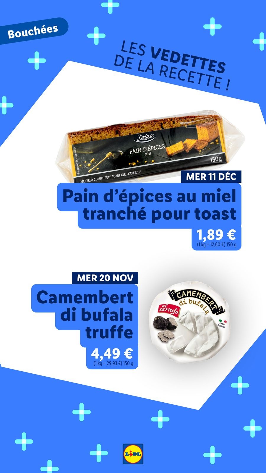 Offres Lidl France de 21 décembre à 3 janvier 2025 Offres de Noël