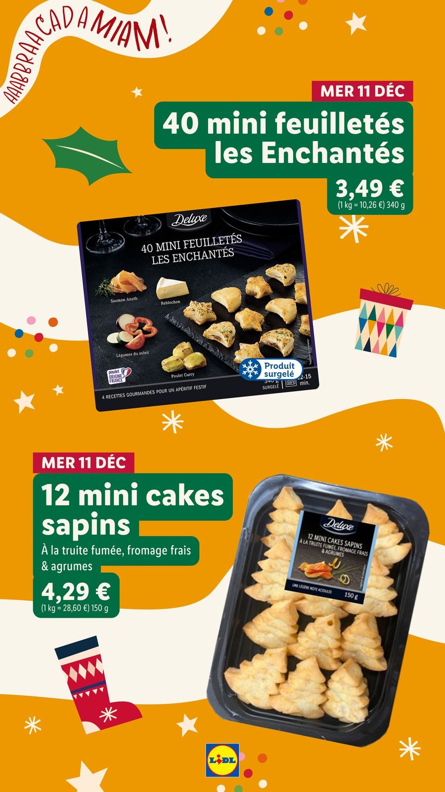Offres Lidl France de 21 décembre à 3 janvier 2025 Offres de Noël