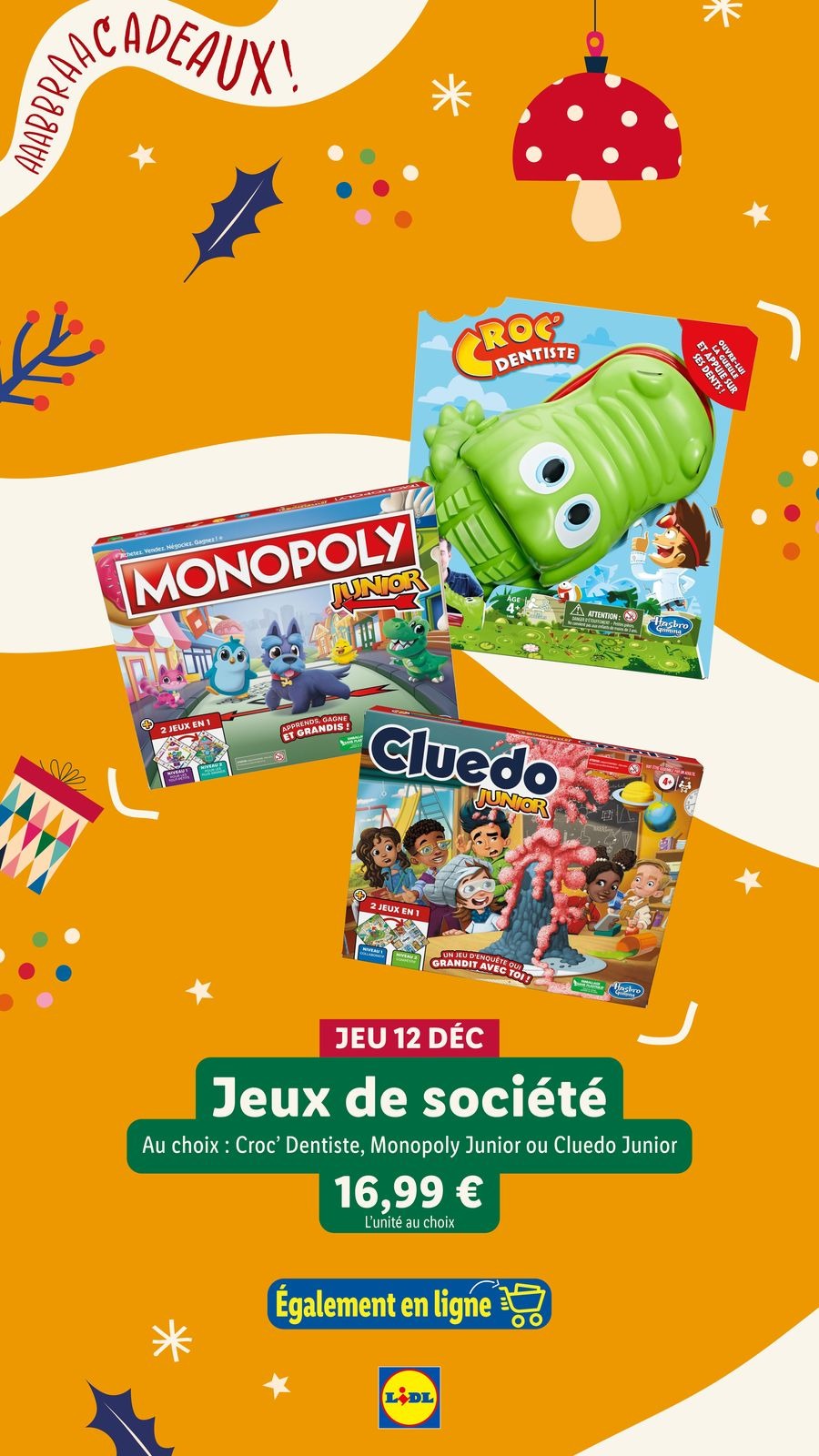Offres Lidl France de 21 décembre à 3 janvier 2025 Offres de Noël