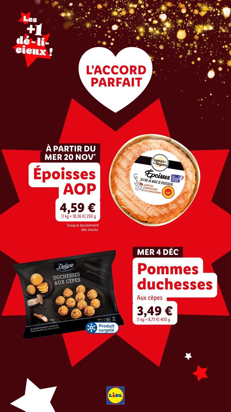 Offres Lidl France de 21 décembre à 3 janvier 2025 Offres de Noël