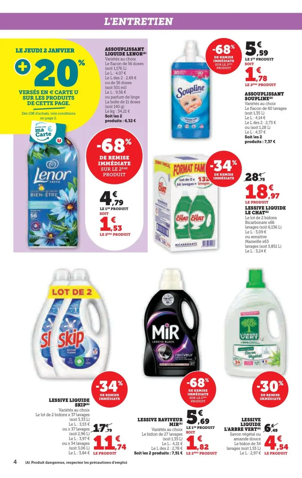 Página 4 en Promoción especial en U Express Francia