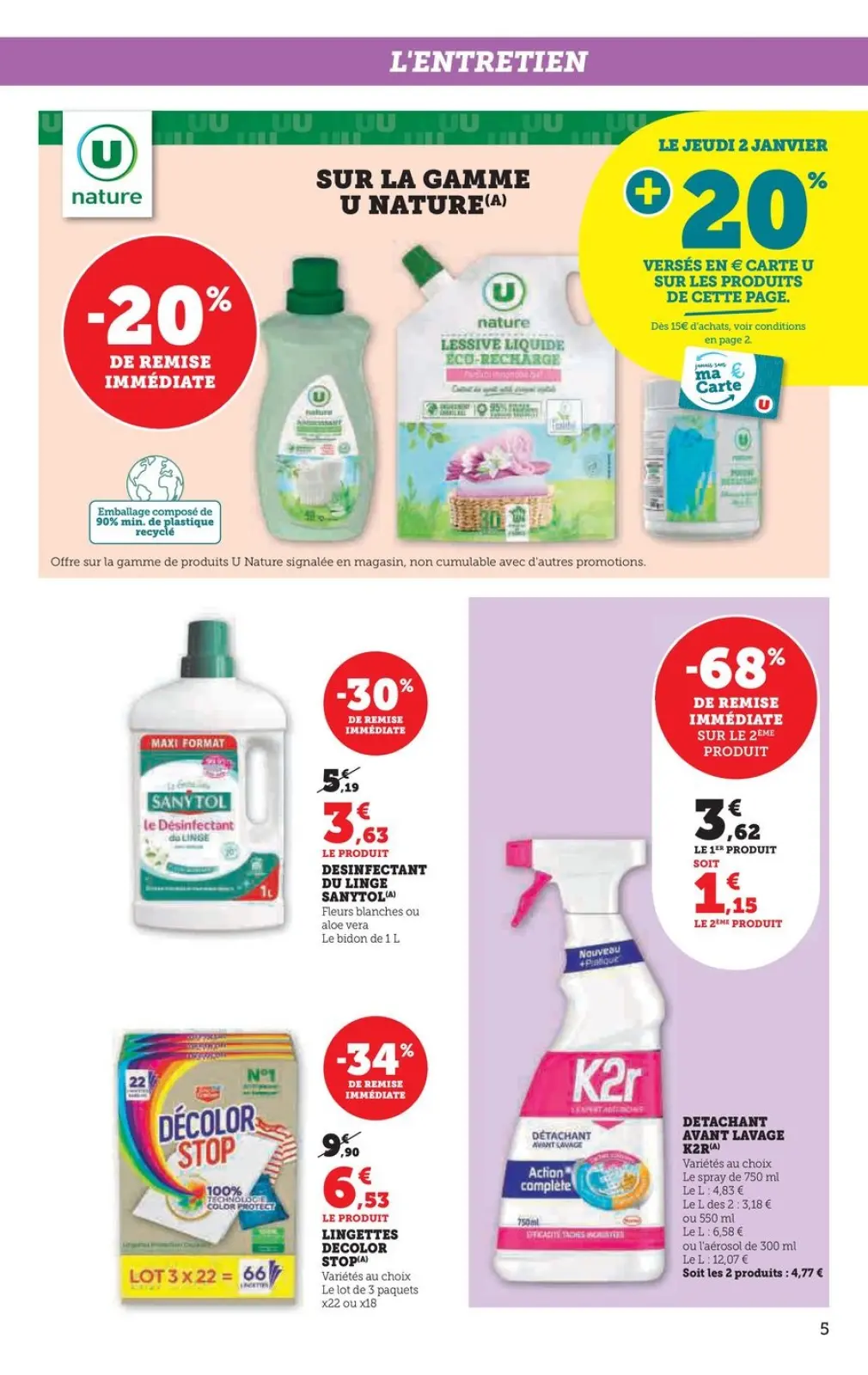 Página 5 en Promoción especial en U Express Francia