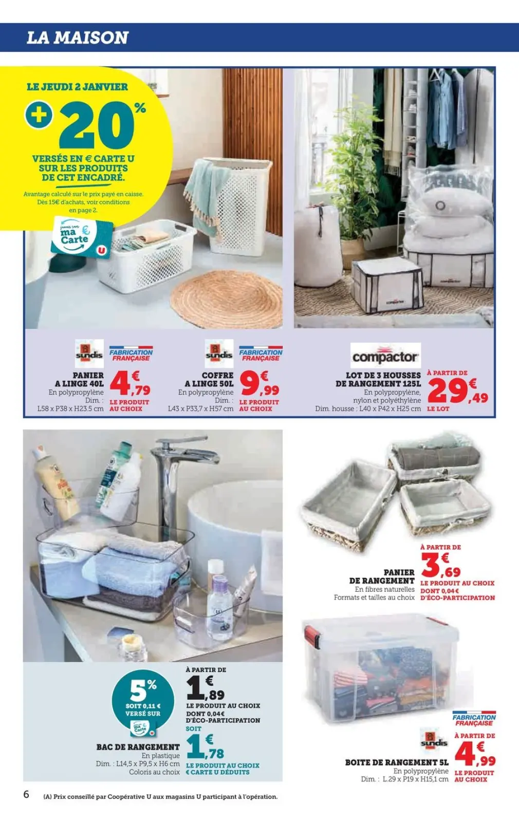 Página 6 en Promoción especial en U Express Francia