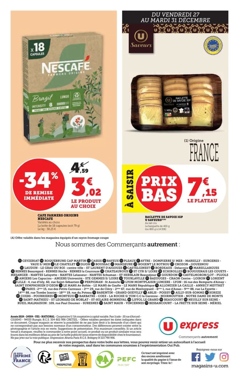 Página 14 en Catálogo de ofertas mensuales en U Express Francia