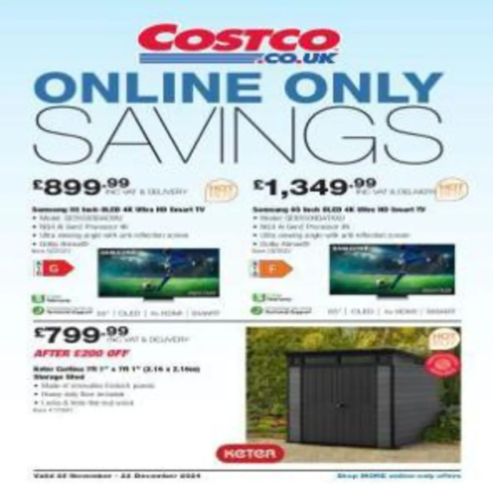 Página 25 en venta en Costco Reino Unido