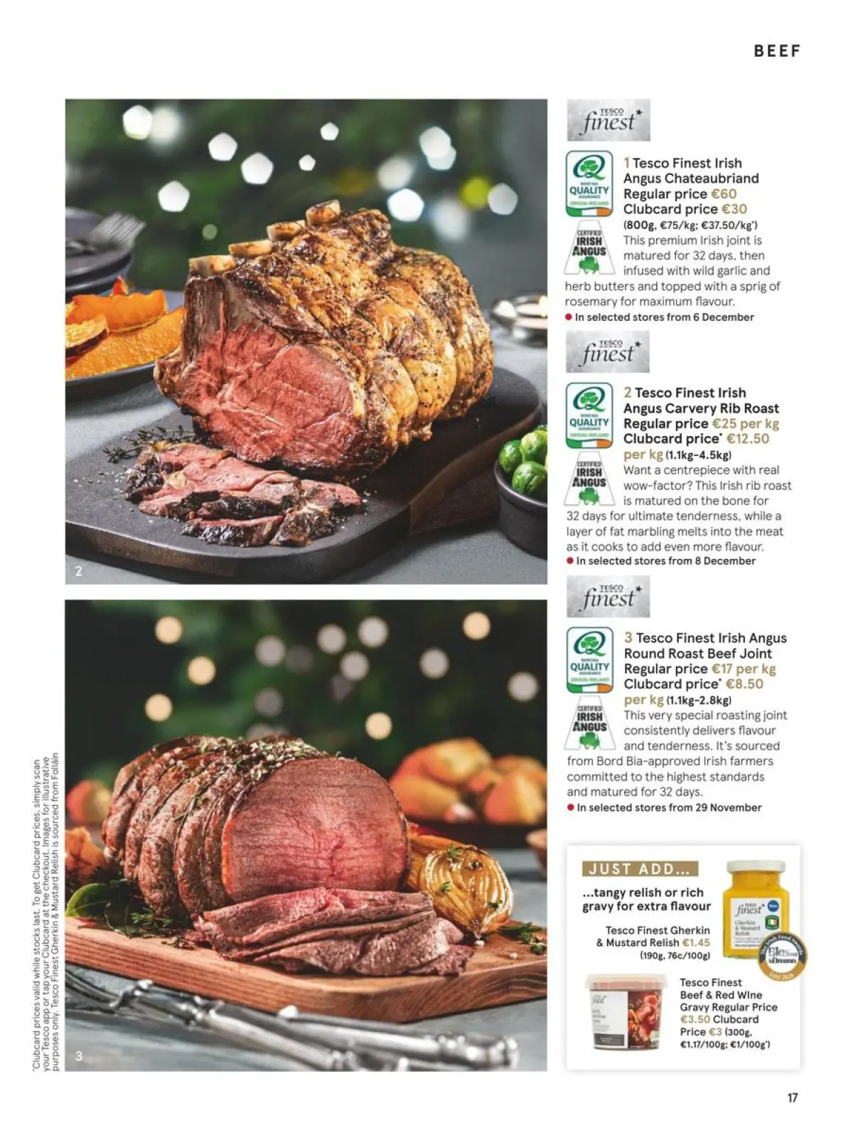 صفحة 17 ضمن عروض الطعام الاحتفالي في تيسكو بريطانيا