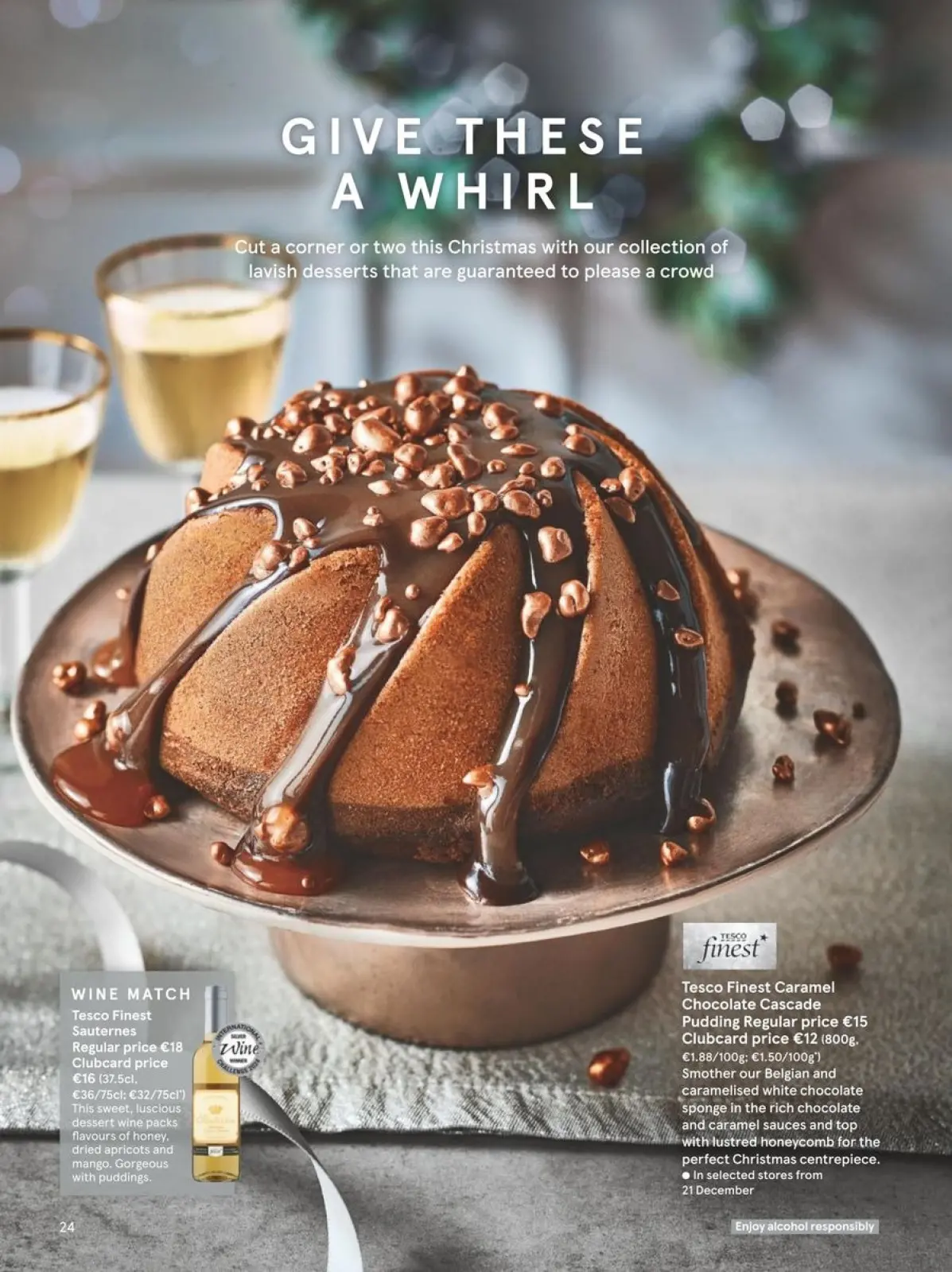 صفحة 24 ضمن عروض الطعام الاحتفالي في تيسكو بريطانيا