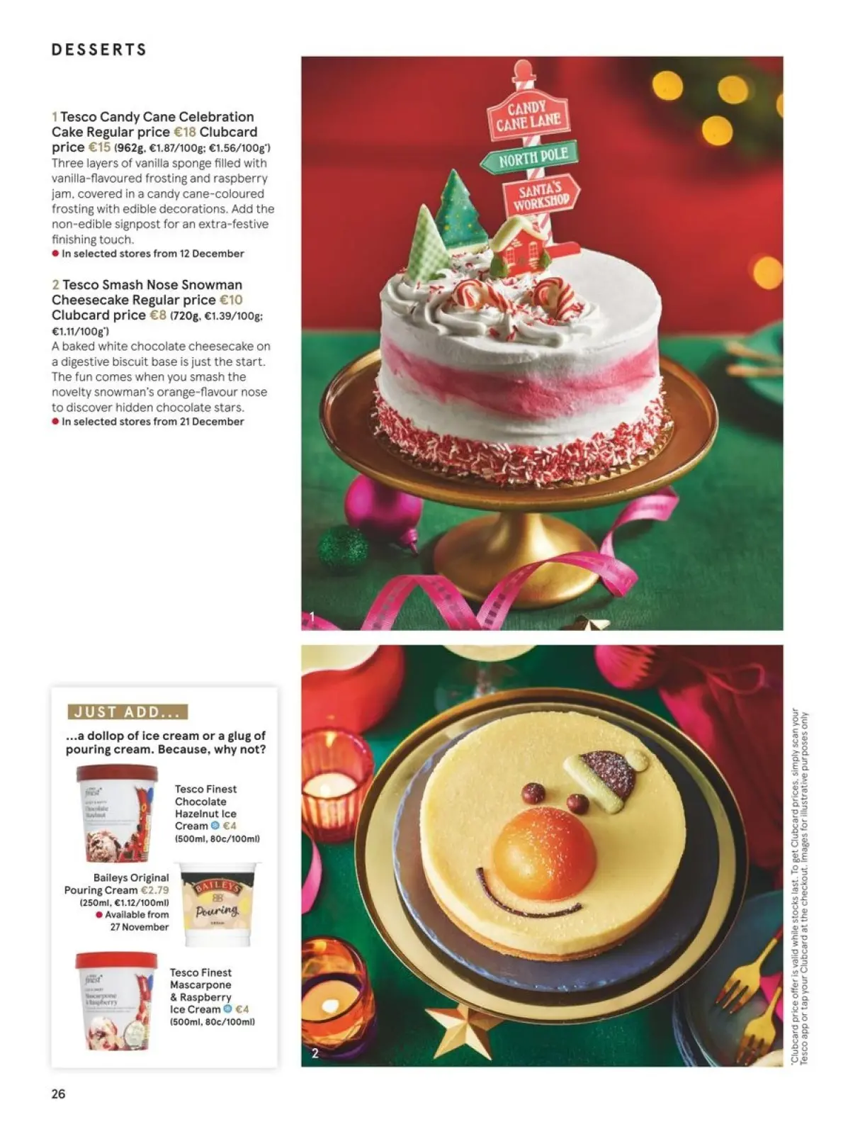 صفحة 26 ضمن عروض الطعام الاحتفالي في تيسكو بريطانيا