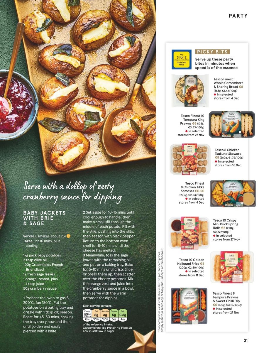 عروض تيسكو بريطانيا من 29 حتى 31 ديسمبر 2024 عروض الطعام الاحتفالي - تيسكو - المملكة المتحدة - 29 ديسمبر 2024 – 31 ديسمبر 2024 - صفحة 31