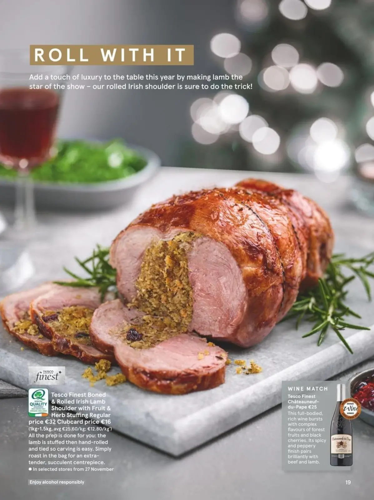 صفحة 19 ضمن عروض الطعام الاحتفالي في تيسكو بريطانيا