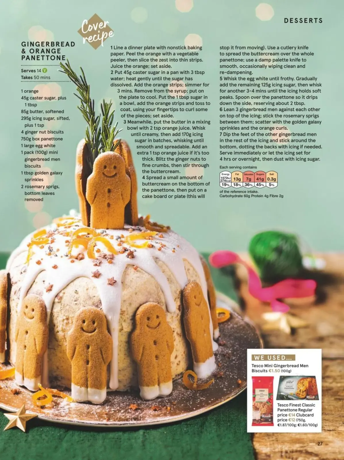 صفحة 27 ضمن عروض الطعام الاحتفالي في تيسكو بريطانيا