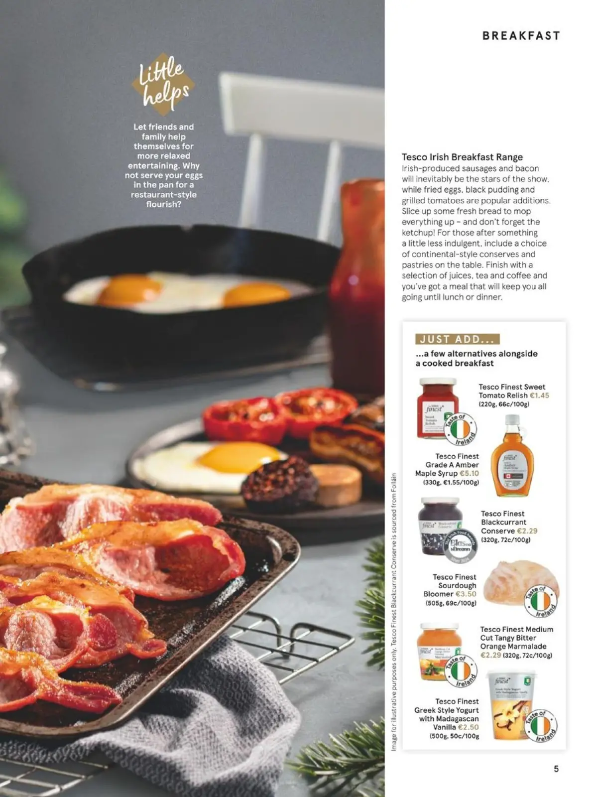 صفحة 5 ضمن عروض الطعام الاحتفالي في تيسكو بريطانيا