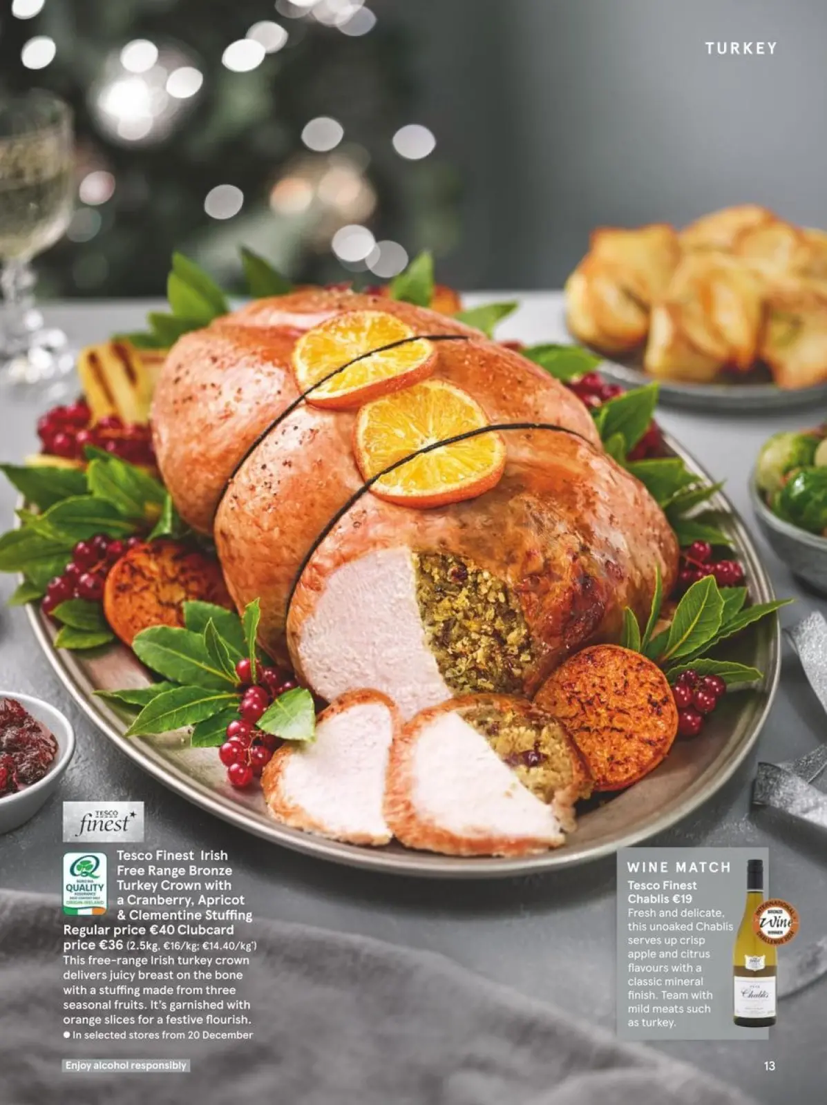 صفحة 13 ضمن عروض الطعام الاحتفالي في تيسكو بريطانيا